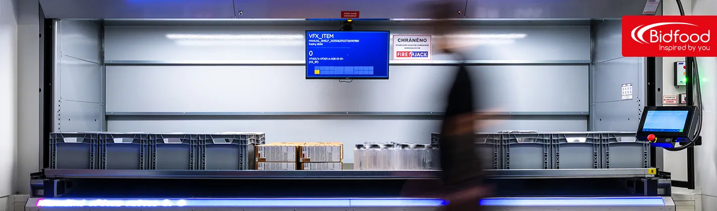 Bidfood: chytré skladování pro potravinovou logistiku budoucnosti