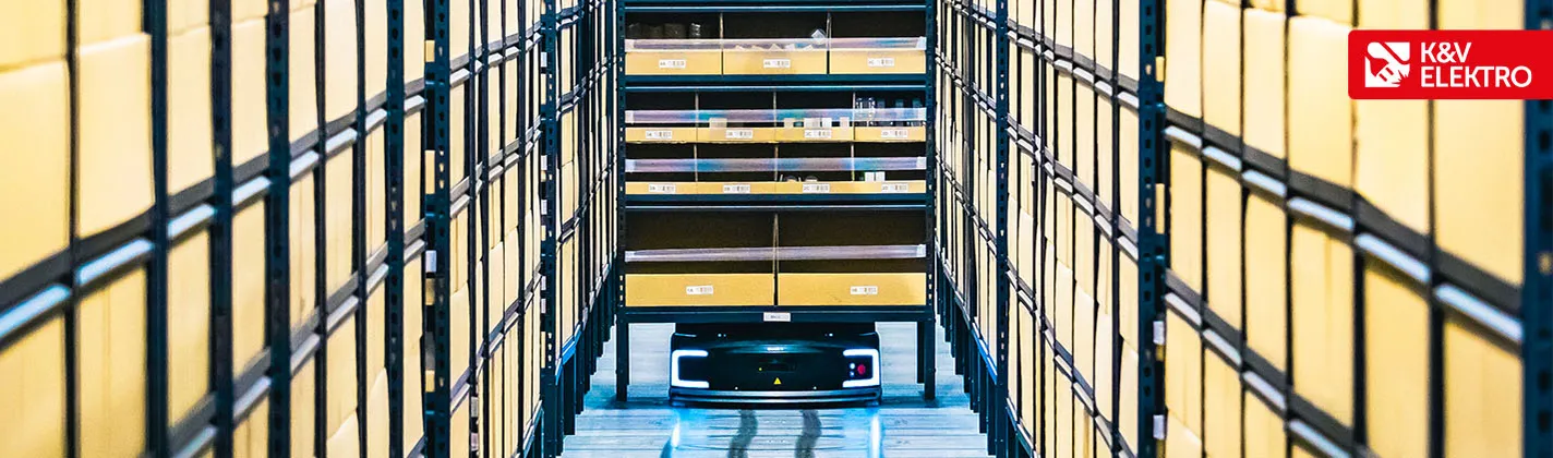 Shelf-to-Person robotic warehouse for a leading distributor of electrical installation materials