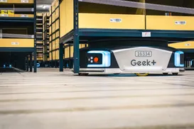 Photograph – Shelf-to-Person robotic warehouse for a leading distributor of electrical installation materials (4/21)