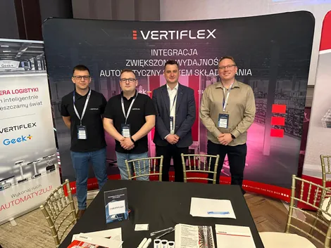 VertiFlex at the conference in Opole: data analysis as the key to effective intralogistics automation – 1/14
