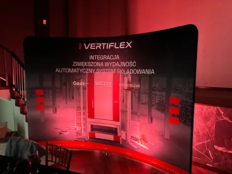 VertiFlex at the conference in Opole: data analysis as the key to effective intralogistics automation – 3/14
