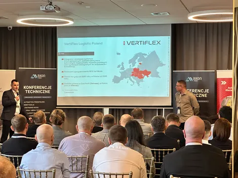 VertiFlex at the conference in Opole: data analysis as the key to effective intralogistics automation – 6/14