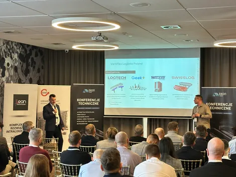 VertiFlex at the conference in Opole: data analysis as the key to effective intralogistics automation – 7/14