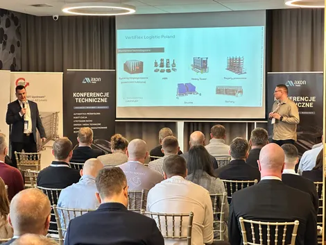 VertiFlex at the conference in Opole: data analysis as the key to effective intralogistics automation – 8/14