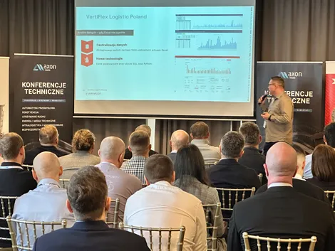 VertiFlex at the conference in Opole: data analysis as the key to effective intralogistics automation – 12/14