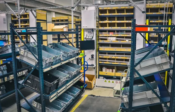 Photo – Shelf-to-Person robotic warehouse for a leading distributor of electrical installation materials (6/21)
